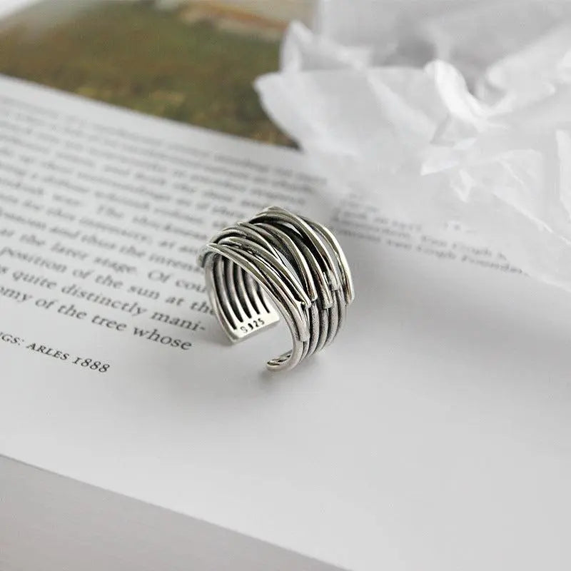ANILLO RÉGLABLE PLATA RANG