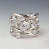 ANILLO VINTAGE PLATA INCRUSTÉ CIRCONA