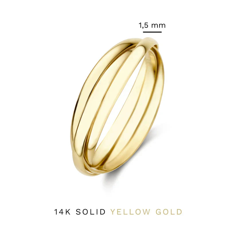 ANILLO LÉNA TRIELLE | ORO