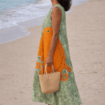 VESTIDO MIDI DE INSPIRACIÓN OCEÁNICA - VALERINA MARBELLA