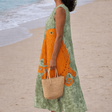 VESTIDO MIDI DE INSPIRACIÓN OCEÁNICA - VALERINA MARBELLA