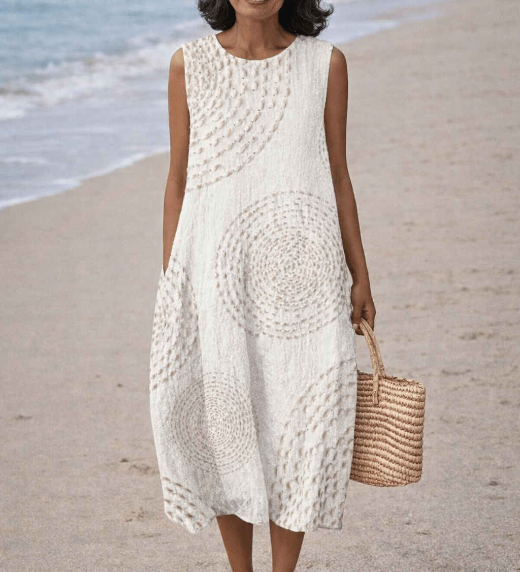 VESTIDO CASUAL DE ESTILO RETRO - VALERINA MARBELLA