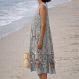 VESTIDO MIDI DE FLORES SILVESTRES - VALERINA MARBELLA