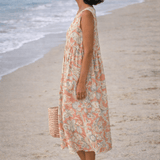 VESTIDO MIDI FLORAL FEMENINO - VALERINA MARBELLA