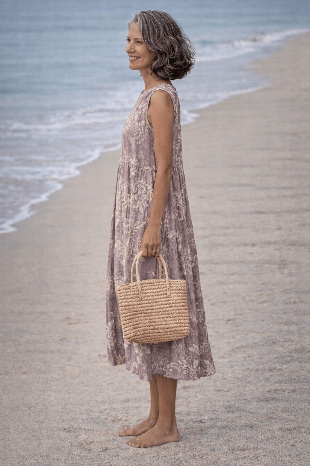 VESTIDO MIDI FLORAL DELICADO - VALERINA MARBELLA