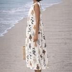 VESTIDO MIDI CON GATOS DULCES - VALERINA MARBELLA