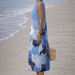 VESTIDO MIDI PATCHWORK CON GATOS - VALERINA MARBELLA