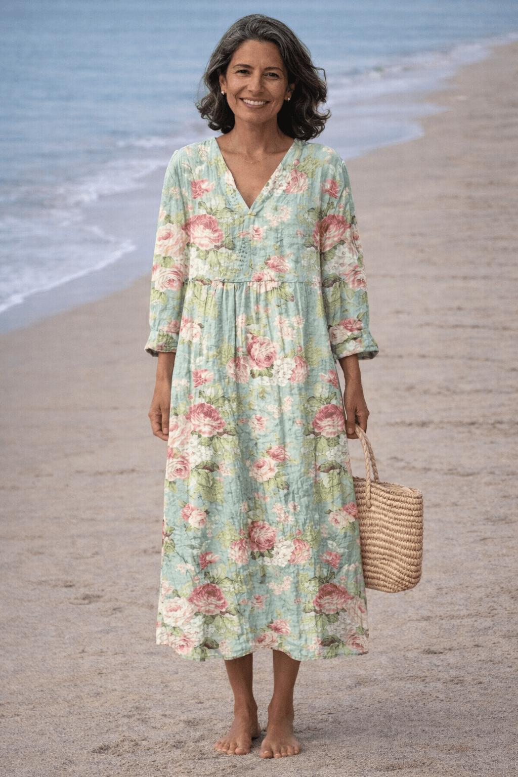 VESTIDO FLORAL EN FLORACIÓN - VALERINA MARBELLA