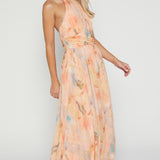 VESTIDO MAXI ELEGANTE CON ESCOTE HALTER