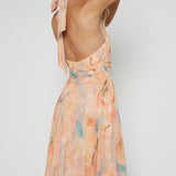 VESTIDO MAXI ELEGANTE CON ESCOTE HALTER