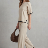 Jeah – Chic Contrast Trim – Lounge Set