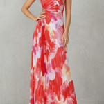 Juniper – Bold bloom – Women’s One-Shoulder Printed Maxi Dress