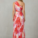 Juniper – Bold bloom – Women’s One-Shoulder Printed Maxi Dress