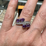 ANILLO LAVANDE FLUIDE | ORO BLANCO