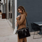 BOLSO CON DISEÑO FLORAL Y LAZO DECORATIVO - VALERINA MARBELLA