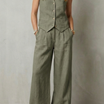 Linéaura – Relaxed tailored elegance – Vest and pants set