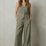 Linéaura – Relaxed tailored elegance – Vest and pants set