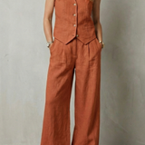 Linéaura – Relaxed tailored elegance – Vest and pants set