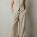 Linéaura – Relaxed tailored elegance – Vest and pants set