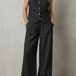 Linéaura – Relaxed tailored elegance – Vest and pants set