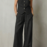 Linéaura – Relaxed tailored elegance – Vest and pants set