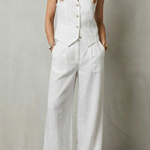 Linéaura – Relaxed tailored elegance – Vest and pants set