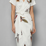 Lioravelle – Effortless wrap silhouette – Midi dress