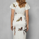 Lioravelle – Effortless wrap silhouette – Midi dress