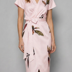 Lioravelle – Effortless wrap silhouette – Midi dress