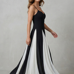 Lovie – Modern contrast – Women’s Elegant Maxi Dress