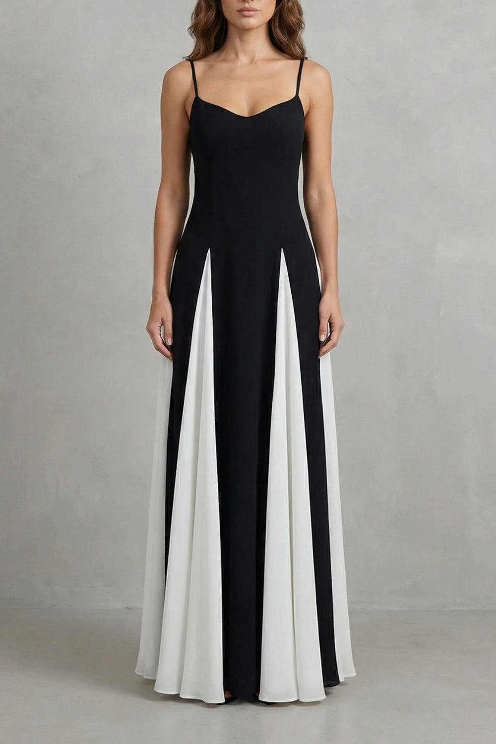 Lovie – Modern contrast – Women’s Elegant Maxi Dress