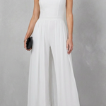 Maelira – Sheer panel cutout – Evening jumpsuit