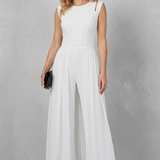 Maelira – Sheer panel cutout – Evening jumpsuit