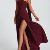 Maliyah Maxi Dress - Cherry Lacquer