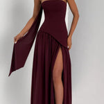 Maliyah Maxi Dress - Cherry Lacquer