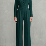 Meilun – Slant-breasted Mid-waist Pantsuit – Elegant Commuter Jumpsuit