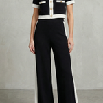 Montrielle – Contrast trim elegance – Two piece set