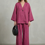 Morvella – Relaxed wrap silhouette – Two piece set