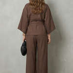 Morvella – Relaxed wrap silhouette – Two piece set