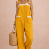 MONO DE PIERNA ANCHA CON CUELLO CUADRADO