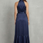 Noctavelle – Satin draped silhouette – Evening maxi dress
