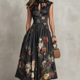 Noirelle – Vintage floral elegance – Midi dress