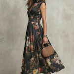 Noirelle – Vintage floral elegance – Midi dress