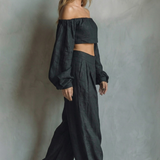 Noiréva – Off shoulder flowy silhouette – Two piece set