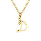 COLLAR CORAZÓN INITIALE | ORO