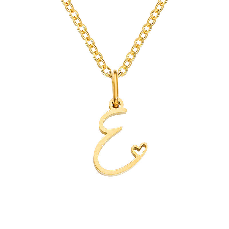 COLLAR CORAZÓN INITIALE | ORO