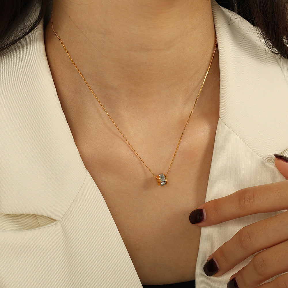 COLLAR ELYNA POLI BARILLET | ORO