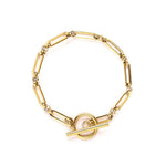 PULSERA MAILLON BARRETTE EN T | ORO