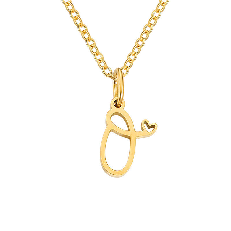 COLLAR CORAZÓN INITIALE | ORO