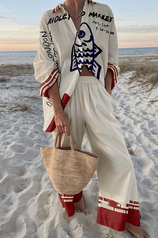 Conjunto De Lino – Look Playero